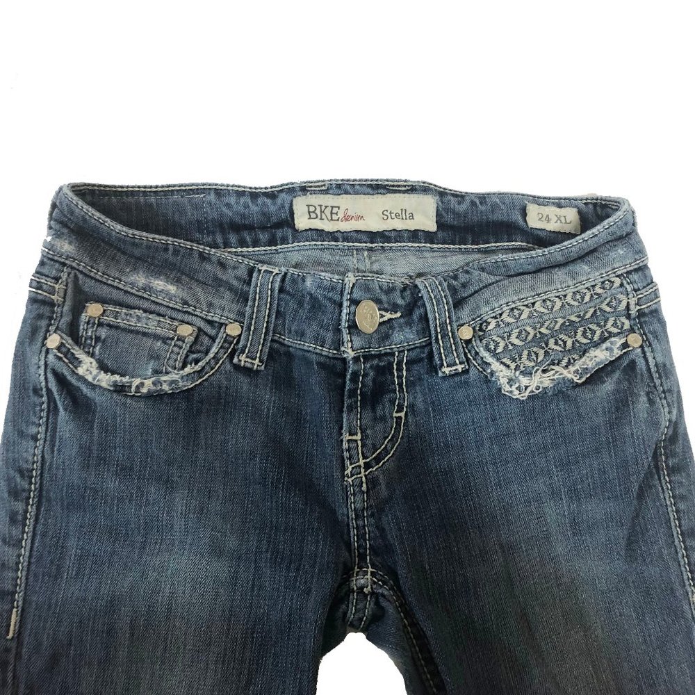 BKE Denim Jeans Stella Kick Flare Stretch 24 XL